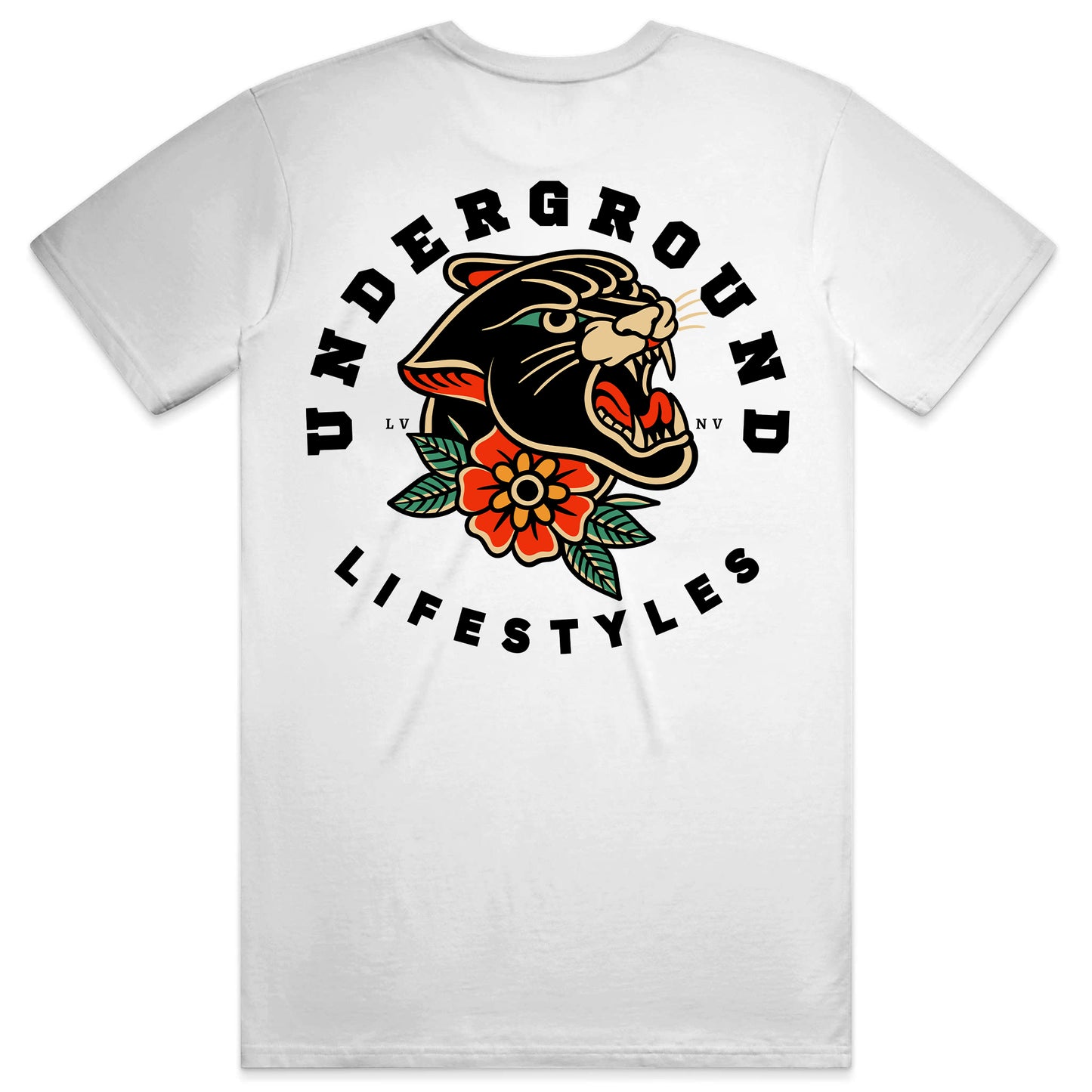 Panther Tee (White)