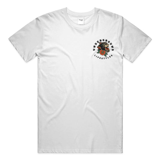 Panther Tee (White)