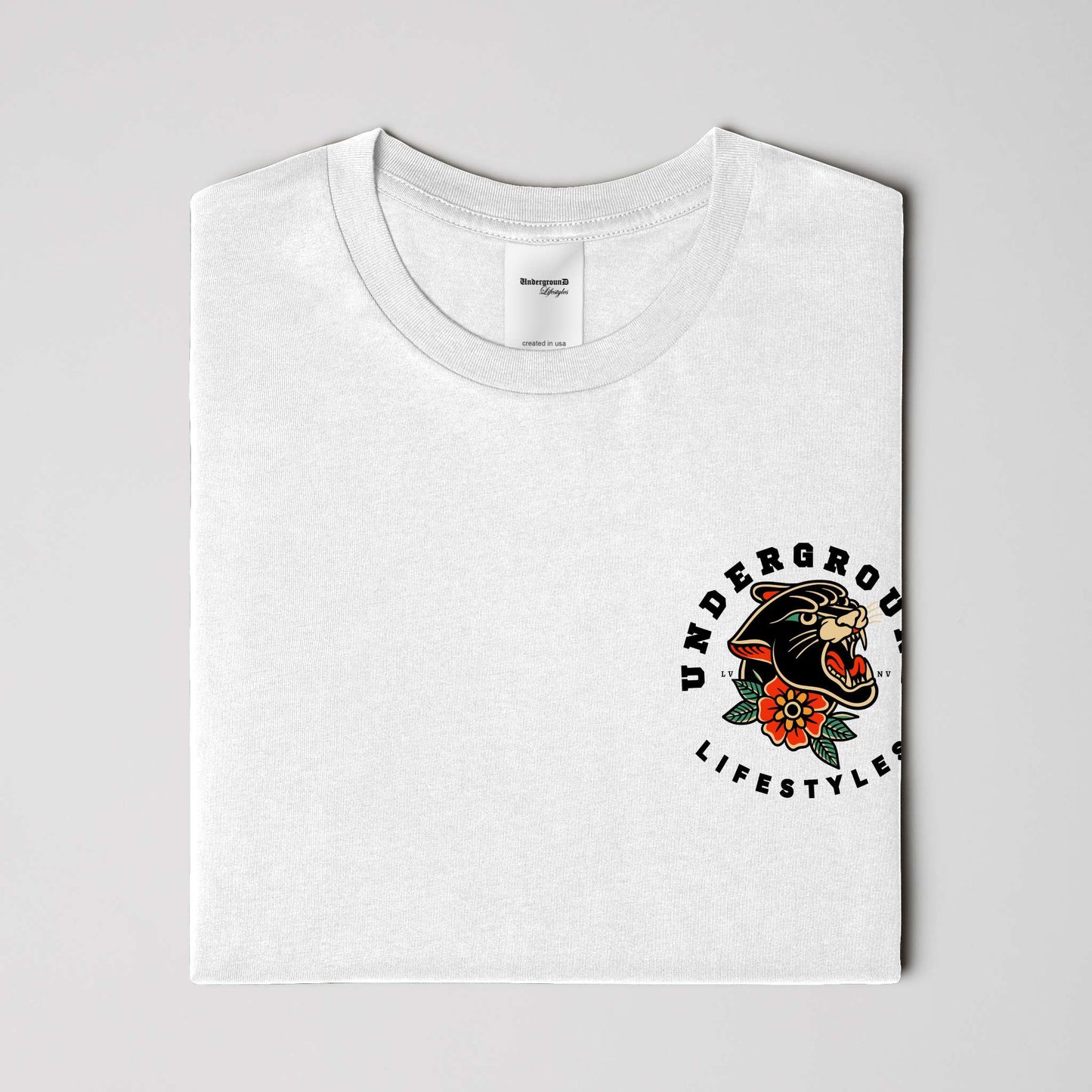 Panther Tee (White)